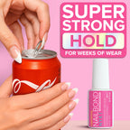 NYK1 Super Strong Nail Glue for Press Ons, Nail Tips & False Nails | 8ml - Damaged Box