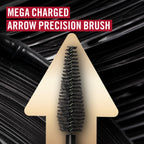 Thrill Seeker Mega Lift Mascara - Black 10ml - Ultra Volumising Long Wearing Smudge-Proof Flake-Free Clump-Free Cruelty Free - New