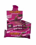 Grenade Dark Chocolate Raspberry Protein Bars - 12 x 60g High Protein Snack Bar Multipack - Damaged Box - BBE 03/2027