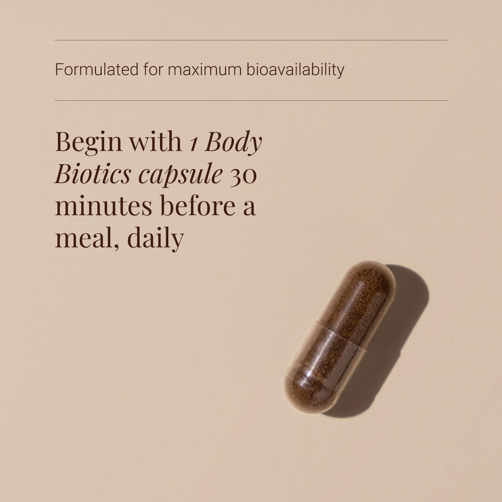KIKI Health Body Biotics for Men & Women - 60 Count Probiotics Supplement - Digestive Gut Health - Bloating Colon Immune Support - New - BBE 03/2029