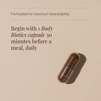 KIKI Health Body Biotics for Men & Women - 60 Count Probiotics Supplement - Digestive Gut Health - Bloating Colon Immune Support - New - BBE 03/2029