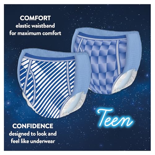 HUGGIES DryNites Pyjama Pants Boys 13+ Years 48-60KG 33 Pack Bedwetting Leak Free Nights - Damaged Box