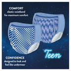 HUGGIES DryNites Pyjama Pants Boys 13+ Years 48-60KG 33 Pack Bedwetting Leak Free Nights - Damaged Box
