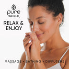 Pure World 100% Natural Lemon Essential Oil 100ml - Therapeutic Grade Pure Undiluted Bath Massage Aroma Diffuser - Damaged Box