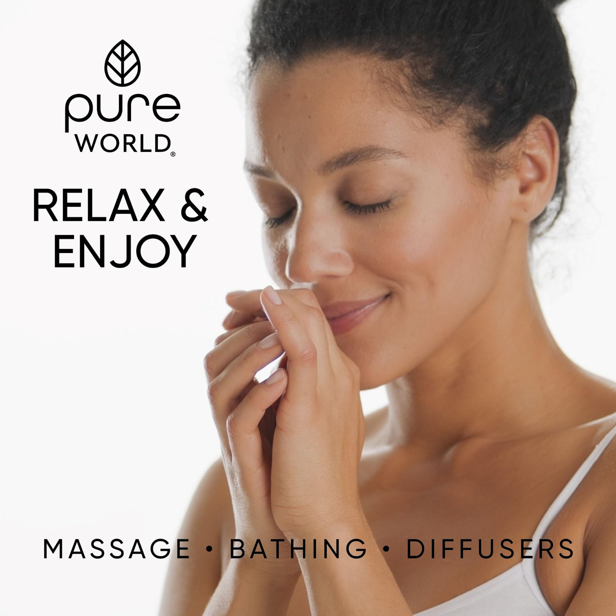Pure World 100% Natural Lemon Essential Oil 100ml - Therapeutic Grade Pure Undiluted Bath Massage Aroma Diffuser - Damaged Box