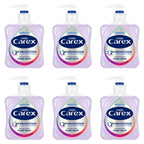 Carex Dermacare Sensitive Antibacterial Hand Wash Soap - Gentle Skin Protection - 6 x 250ml Bulk Pack - New