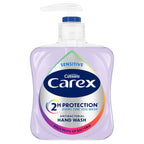 Carex Dermacare Sensitive Antibacterial Hand Wash Soap - Gentle Skin Protection - 6 x 250ml Bulk Pack - New