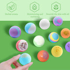 Kids Bath Bombs 12 Pcs with Animal Surprise - Organic Natural Spa Fizzies Gift Set for Girls & Boys - Christmas Birthday - Damaged Box - BBE 03/2029