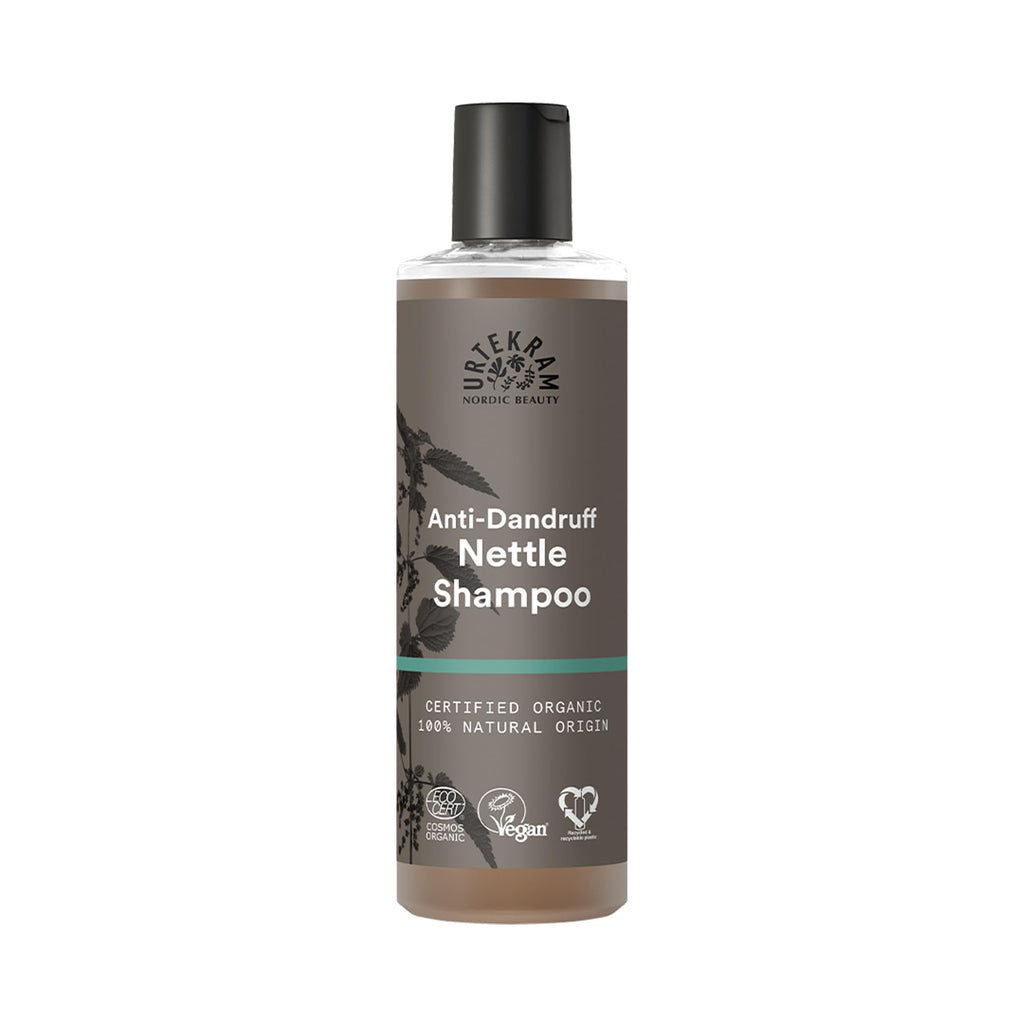 Urtekram Nettle Shampoo - Itchy Scalp & Anti-Dandruff Treatment, Aloe Vera, Dry Scalp Relief, Organic Hair Care 500ml Pack of 1 - New