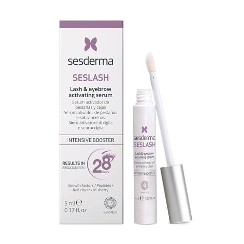 Sesderma Seslash Eyelash & Eyebrow Serum 5ml - Growth Promoter for Longer, Thicker Lashes & Fuller Brows - New