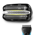 Braun 32B Replacement Shaver Head Cassette - Compatible with Series 3 3040s 3010s 310s 3000s 3050cc 3080s - Black Foil & Cutter - Damaged Box
