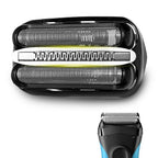 Braun 32B Replacement Shaver Head Cassette - Compatible with Series 3 3040s 3010s 310s 3000s 3050cc 3080s - Black Foil & Cutter - Damaged Box