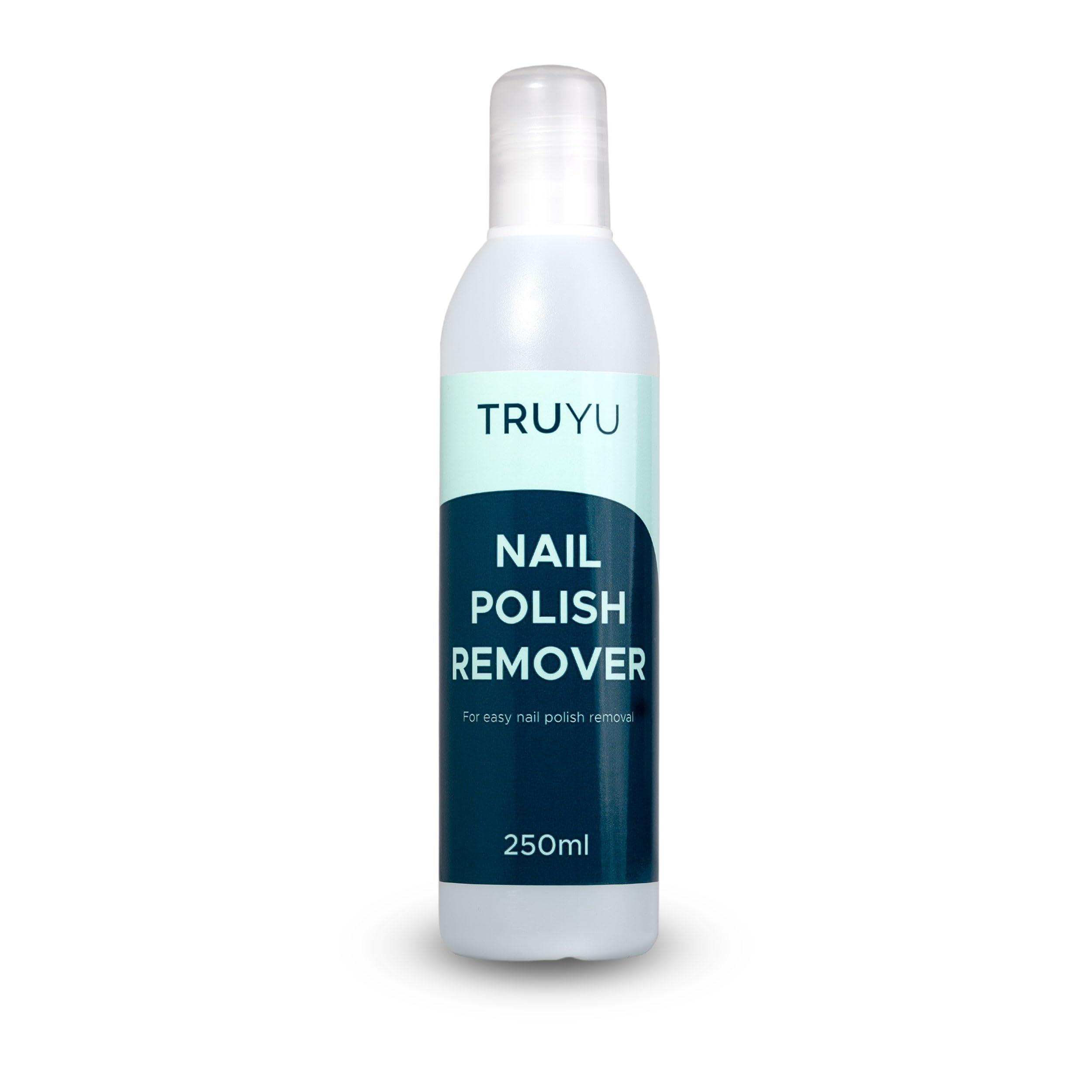 TRUYU Nail Polish Remover Acetone Free 250ml Bottle Manicure Pedicure Nail Varnish Solution - New