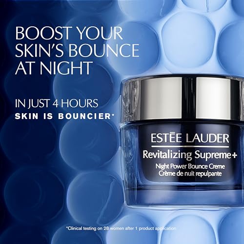 Estée Lauder Revitalizing Supreme+ Night Power Bounce Cream 75ml - Face Moisturiser with Peptides - Firms Lifts Plumps Skin - New