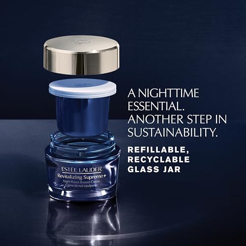 Estée Lauder Revitalizing Supreme+ Night Power Bounce Cream 75ml - Face Moisturiser with Peptides - Firms Lifts Plumps Skin - New