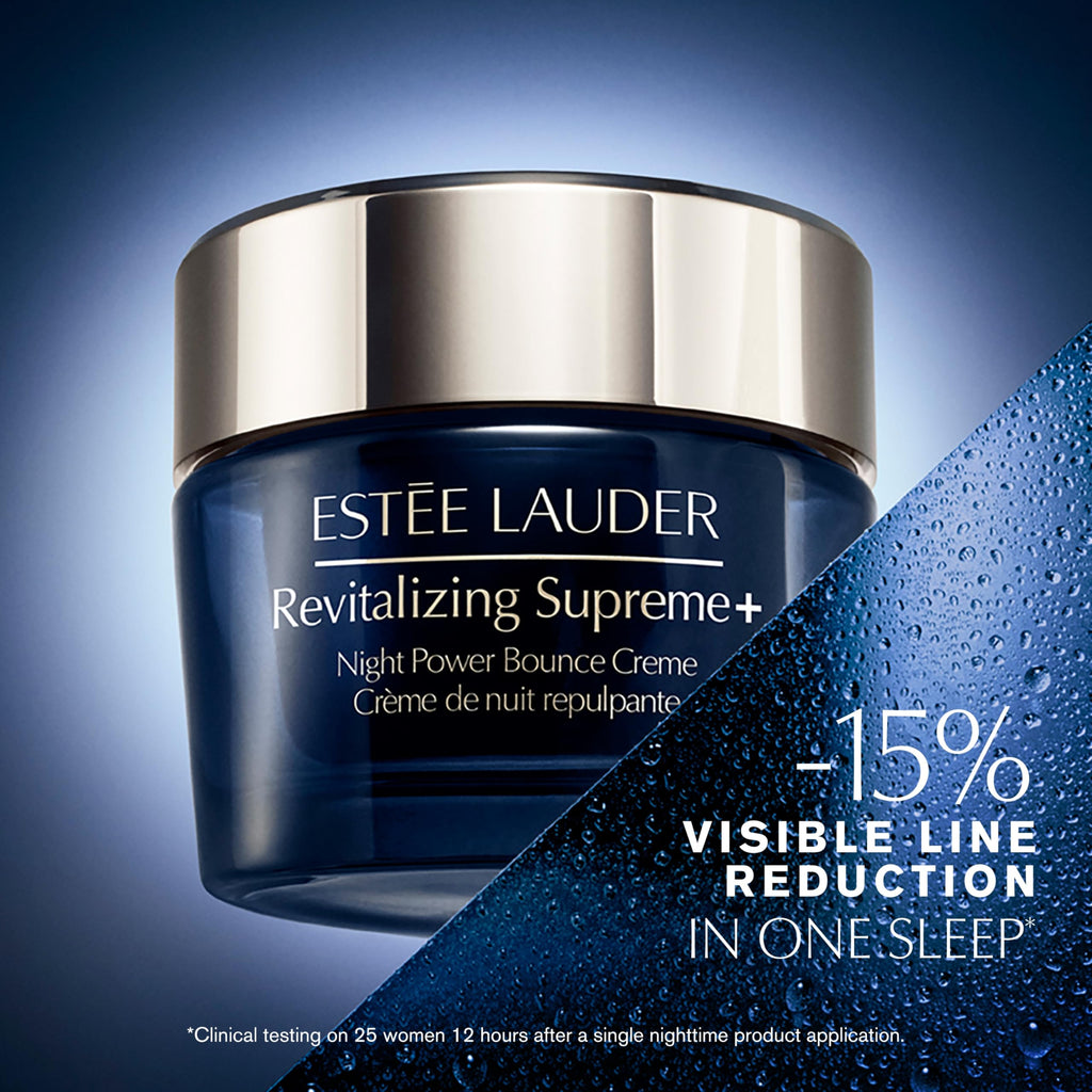 Estée Lauder Revitalizing Supreme+ Night Power Bounce Cream 75ml - Face Moisturiser with Peptides - Firms Lifts Plumps Skin - New