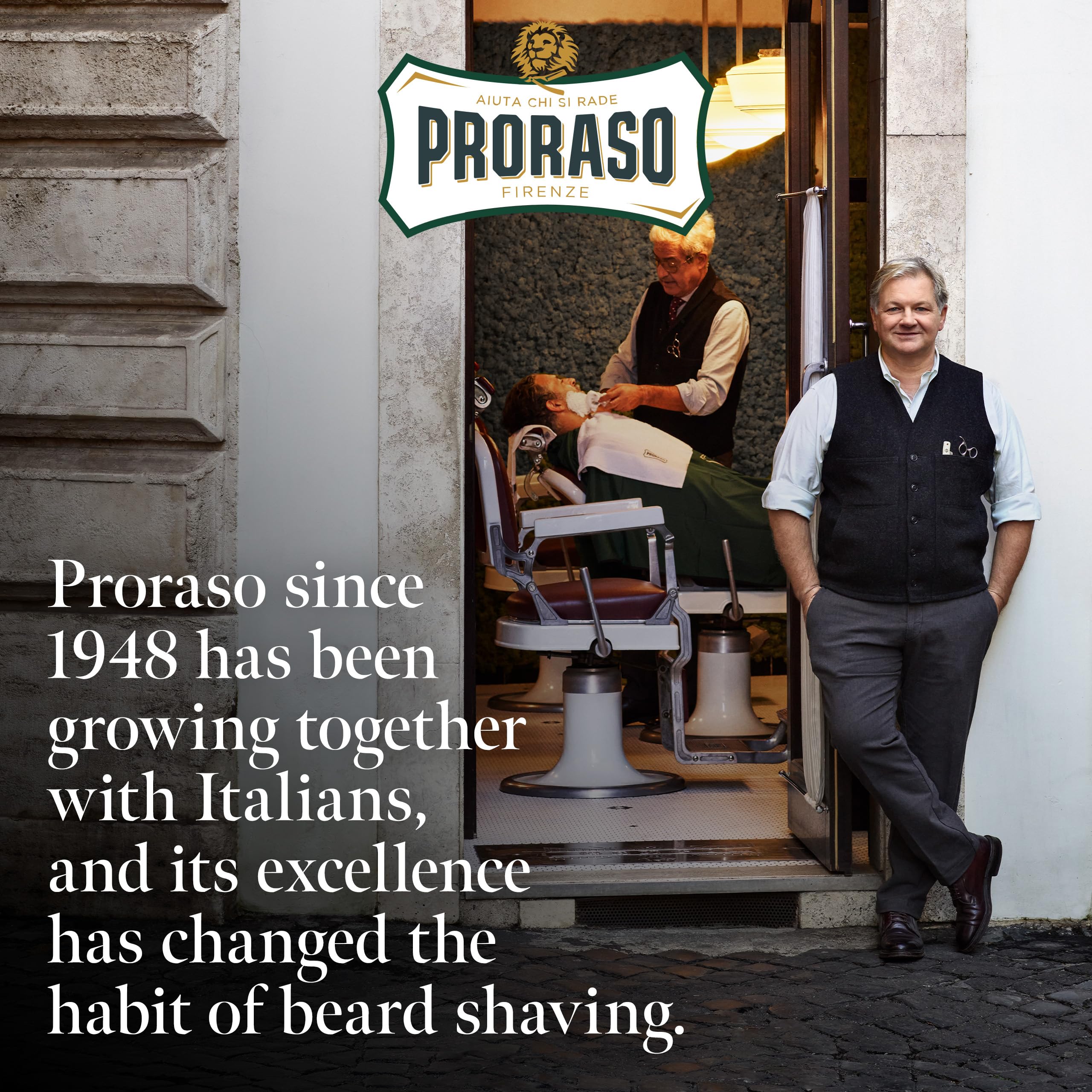 Proraso Beard Wash - Refreshing Cleansing Shampoo - 200ml - Men's Grooming Facial Hair Care - New