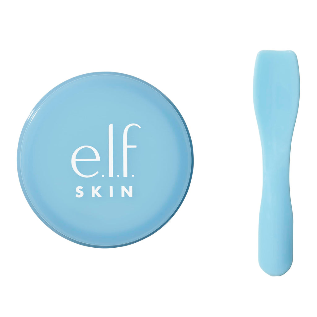 e.l.f. Skin Holy Hydration! Lip Mask - Hydrating Leave-on - Hyaluronic Acid - Powder Blue - Soft Smooth Lips - New