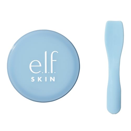 e.l.f. Skin Holy Hydration! Lip Mask - Hydrating Leave-on - Hyaluronic Acid - Powder Blue - Soft Smooth Lips - New