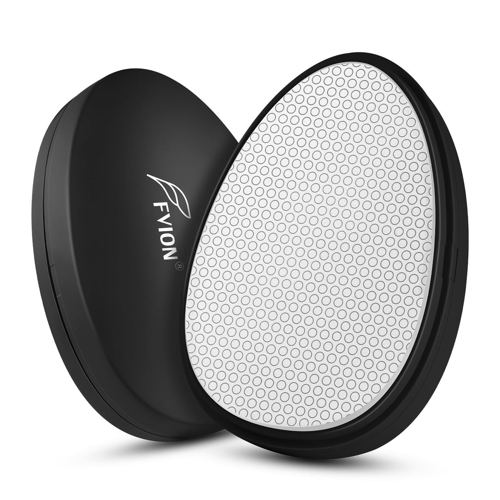 FVION Nano Crystal Hair Remover - Painless Hair Eraser for Women Men - Reusable Water-Resistant Portable Glass Hair Removal Tool Black - Damaged Box