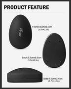 FVION Nano Crystal Hair Remover - Painless Hair Eraser for Women Men - Reusable Water-Resistant Portable Glass Hair Removal Tool Black - Damaged Box