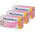 Physiodose Physiological Serum - Saline Solution 3 Boxes of 40 Single Doses - 5ml Vials - Nasal Eye Hygiene Baby Adult - Damaged Box - BBE 02/2029