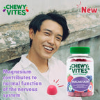 Chewy Vites Adult Magnesium Citrate 736mg Gummies, 60 Count - New - BBE 12/2026
