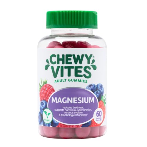 Chewy Vites Adult Magnesium Citrate 736mg Gummies, 60 Count - New - BBE 12/2026