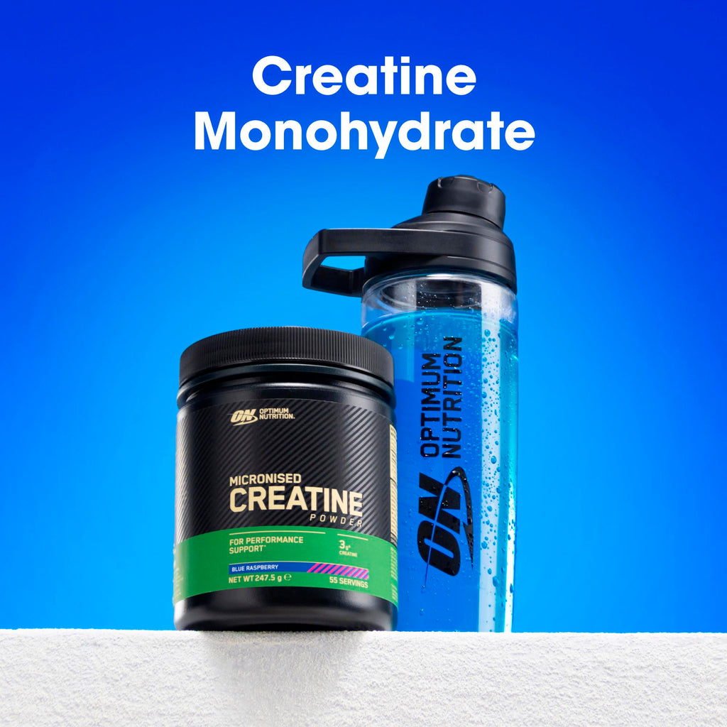 Optimum Nutrition Micronised Creatine Monohydrate Powder - 360g - Muscle Growth Supplement - New - BBE 11/2027