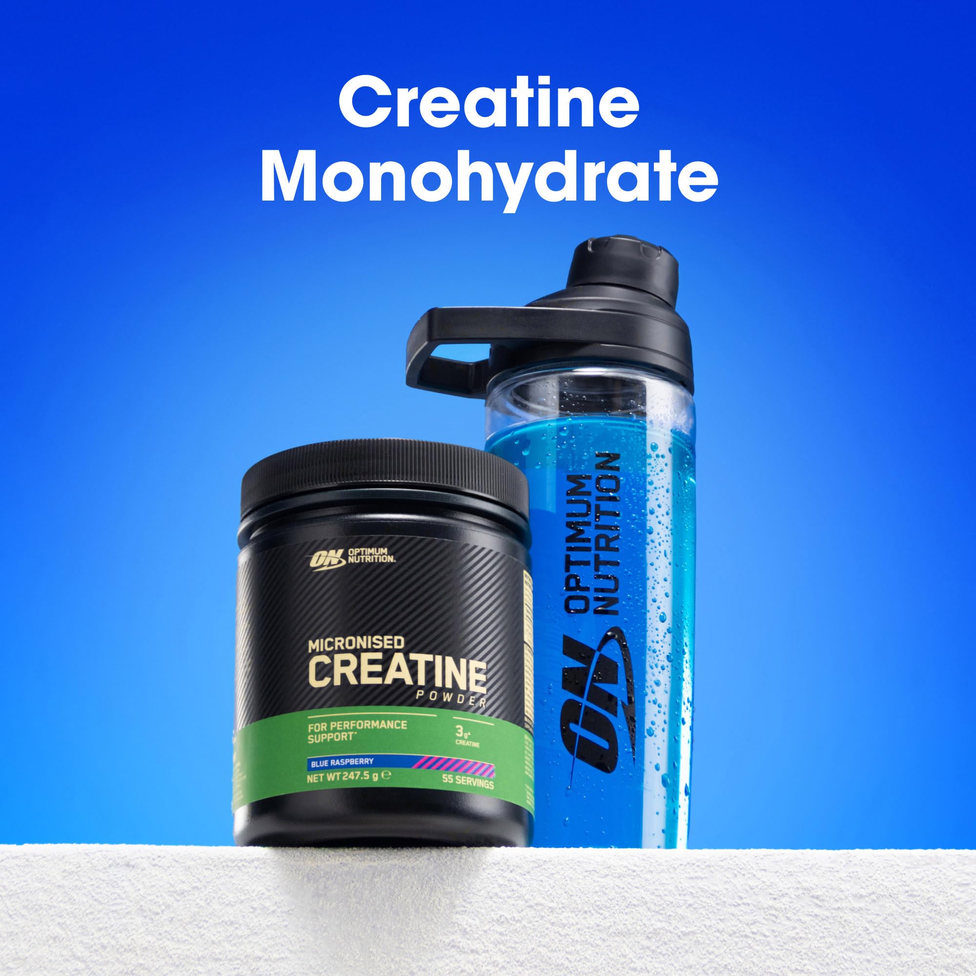 Optimum Nutrition Micronised Creatine Monohydrate Powder - 360g - Muscle Growth Supplement - New - BBE 11/2027