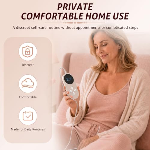 Pelvic Floor Trainer - Vaginal EMS & Electrode Abdominal Muscle Training - Guided Kegel Exerciser for Incontinence & Bladder Leaks - Damaged Box