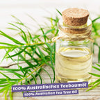 Organic Tea Tree Oil 50ml with Pipette - 100% Pure Undiluted Essential Oil for Skin, Nails, Hair, Aromatherapy, Diffuser - Damaged Box