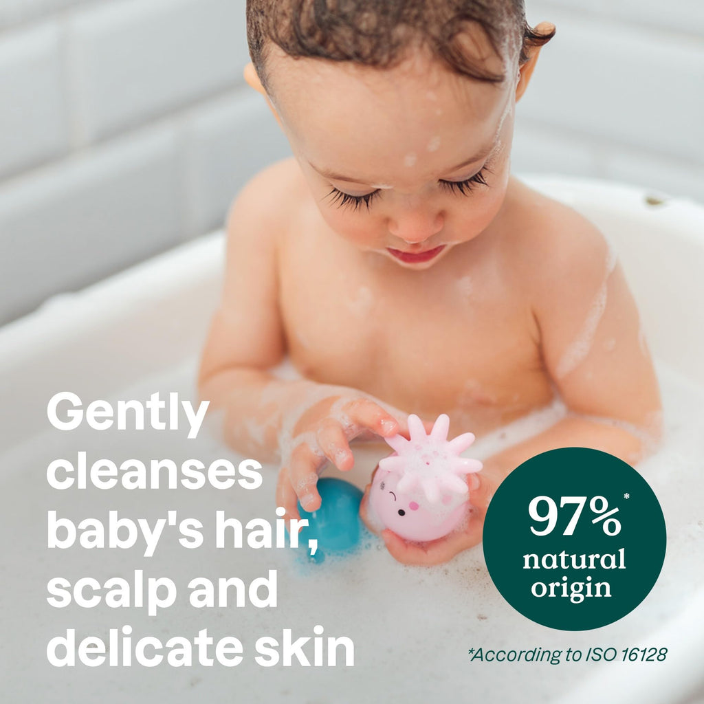 ATTITUDE 2-in-1 Baby Shampoo & Body Wash - Sensitive Skin, Unscented, Oat, EWG Verified, Vegan, 473 mL - Damaged Box