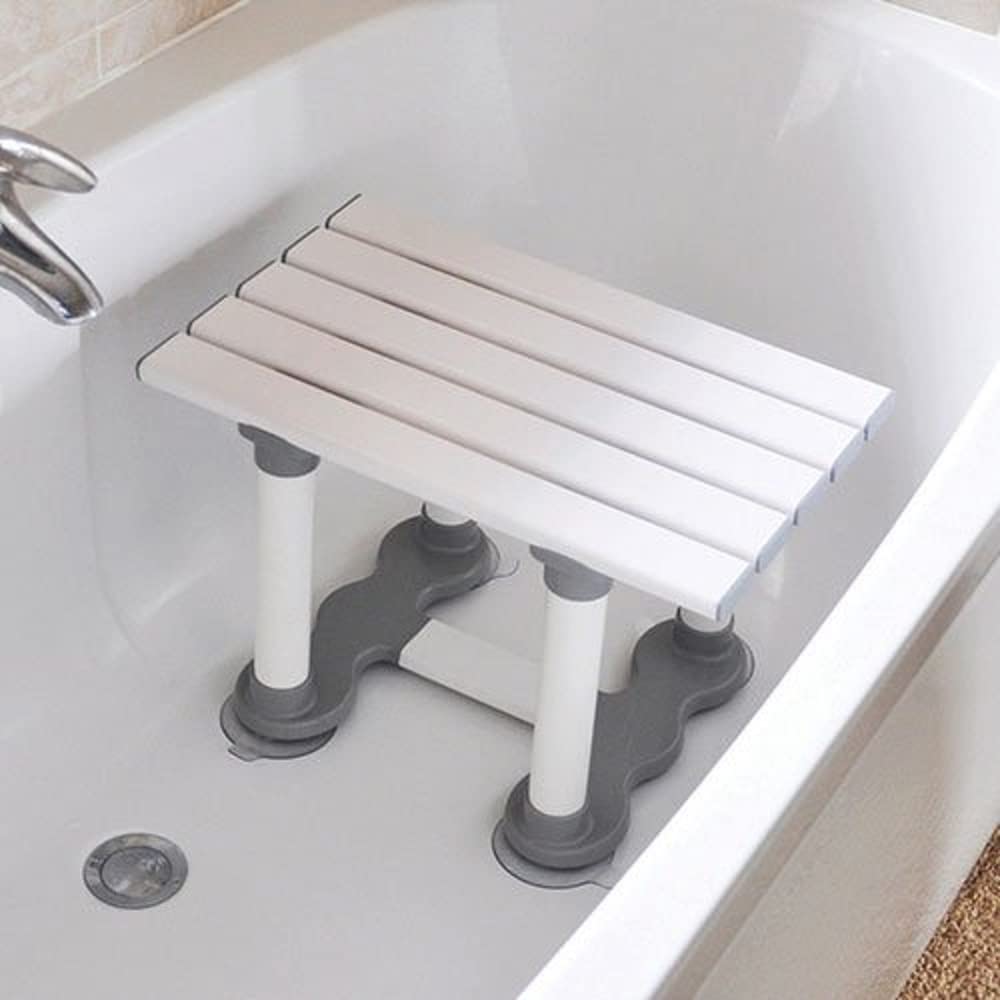 Merlin Bath Seat - 12 Inch Healthcare Shower Aid - Medical Transfer Chair - Very Good