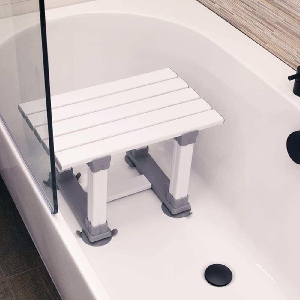 Merlin Bath Seat - 12 Inch Healthcare Shower Aid - Medical Transfer Chair - Very Good