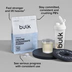 Bulk Creatine Monohydrate Powder 500g Unflavoured - Sports Performance Supplement Muscle Growth - Damaged Box - BBE 07/2027