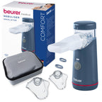 Beurer IH 49 Nebuliser - Portable Inhalation Device for Colds Asthma - Rechargeable Battery - Quiet - Adults & Children - Damaged Box
