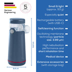 Beurer IH 49 Nebuliser - Portable Inhalation Device for Colds Asthma - Rechargeable Battery - Quiet - Adults & Children - Damaged Box