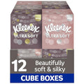 Kleenex Ultra Soft Facial T Tissues - 12 Cube Tissue Boxes - Supremely Soft & Silky Bulk Pack - Very Good