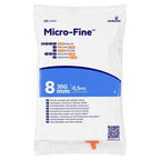 Embecta Micro-Fine 1ml U-100 Syringe 30G 8mm - Model 320935 - Latex-Free CE Certified - Pack of 100 - Damaged Box - BBE 08/2030