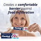 Fixodent Plus Food Barrier Denture Adhesive - Fresh Flavour 40g x 3 Multipack - Strong Hold Cream - New - BBE 07/2027