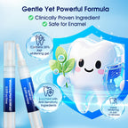 Teeth Whitening Kit with LED Light - 3 Teeth Whitening Gel Pens + 2 Remineralizing Desensitizing Gel Pens -35% Pap Whitening Formula - Whiten Teeth in 7 Days - Safe for Sensitive Teeth (Mint) - Damaged Box