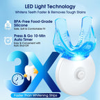 Teeth Whitening Kit with LED Light - 3 Teeth Whitening Gel Pens + 2 Remineralizing Desensitizing Gel Pens -35% Pap Whitening Formula - Whiten Teeth in 7 Days - Safe for Sensitive Teeth (Mint) - Damaged Box
