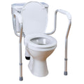 Homecraft Toilet Safety Frame - Height Adjustable Bathroom Aid for Elderly & Disabled - White Support Rail 64-75cm - Very Good