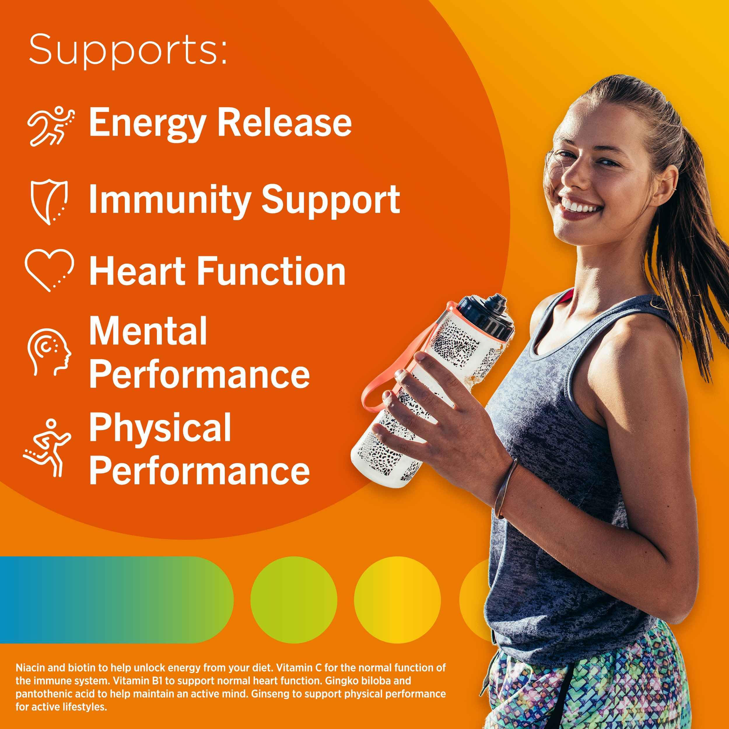 Centrum Performance Tablets Multivitamin & Mineral Supplements, 21 Essential nutrients, Including Vitamin C, D, and Iron, 60 ct - Damaged Box - BBE 02/2027