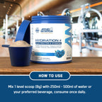 Applied Nutrition Hydration+ Electrolytes Vitamin Powder - Sugar-Free Drink Mix - Lemon & Lime 240g (30 Servings) - Energy Recovery - New - BBE 11/2027