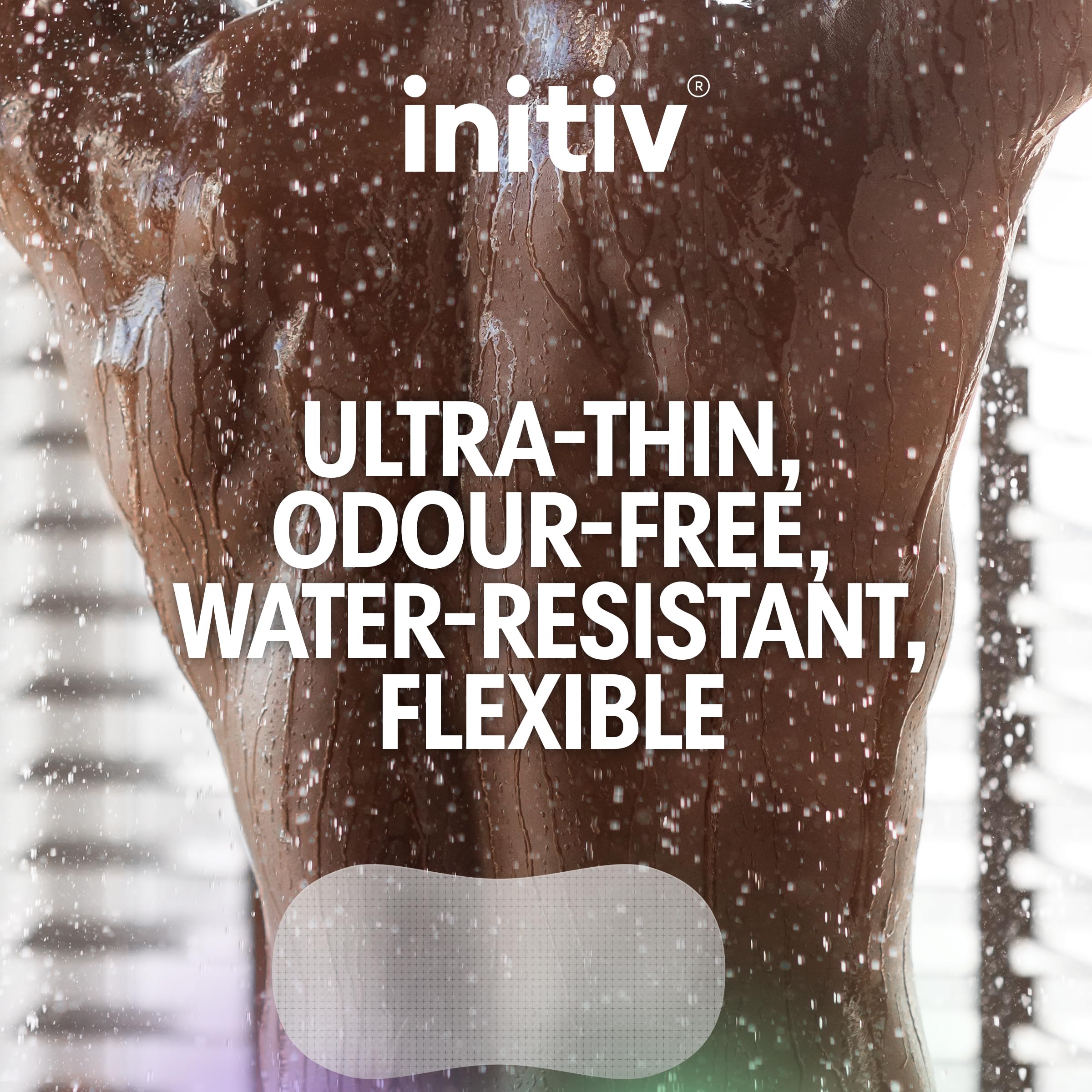 Initiv Non-Medicated Back Patch - Infrared Technology for Mild Moderate Pain Relief - 4 Patches - Like New - BBE 07/2026
