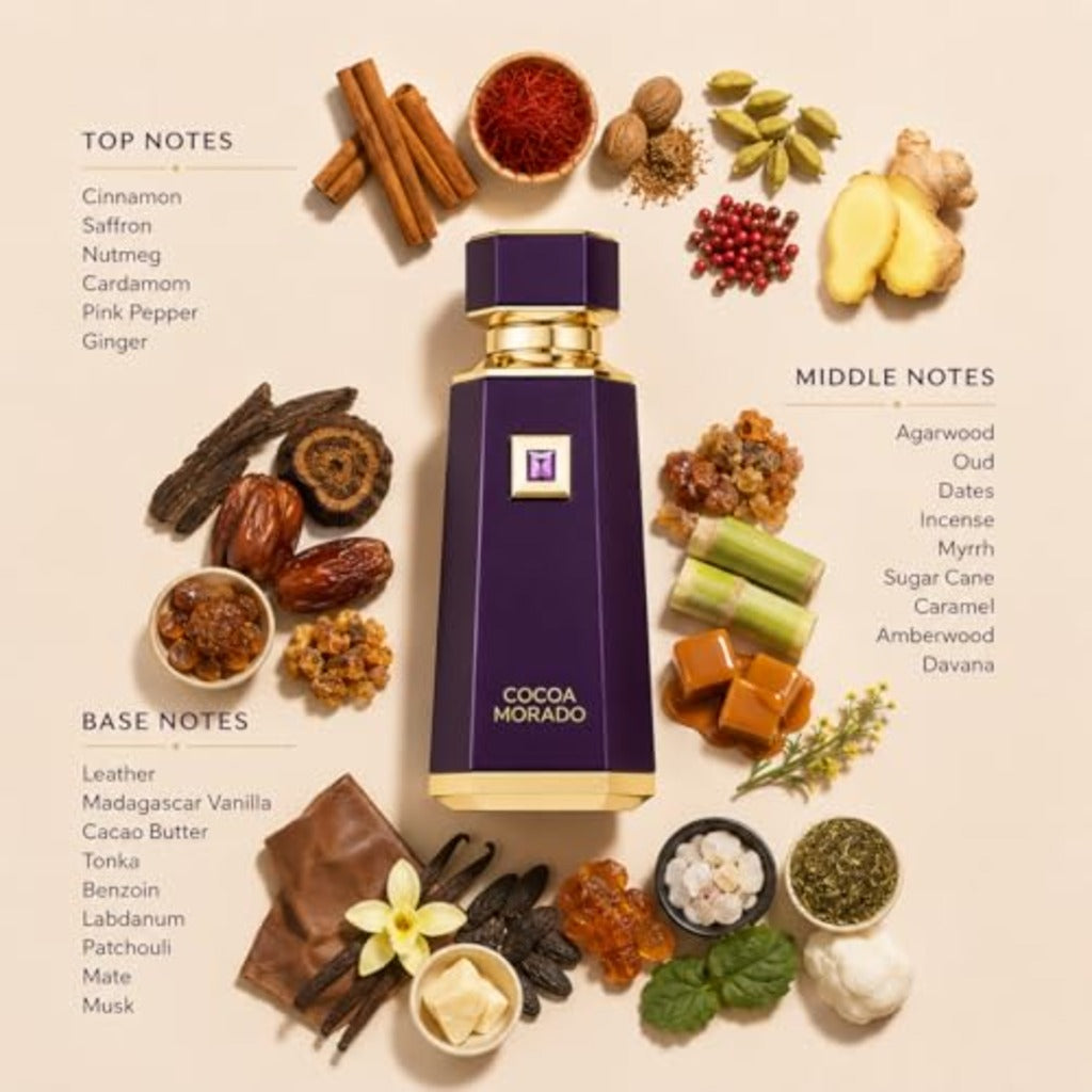 French Avenue Cocoa Morado EDP For Women - Eau de Parfum Spray 3.4 Fl Oz Perfume - New