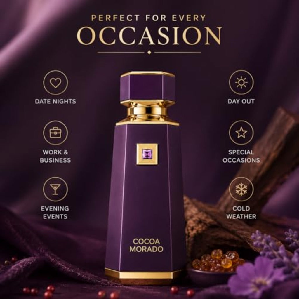 French Avenue Cocoa Morado EDP For Women - Eau de Parfum Spray 3.4 Fl Oz Perfume - New