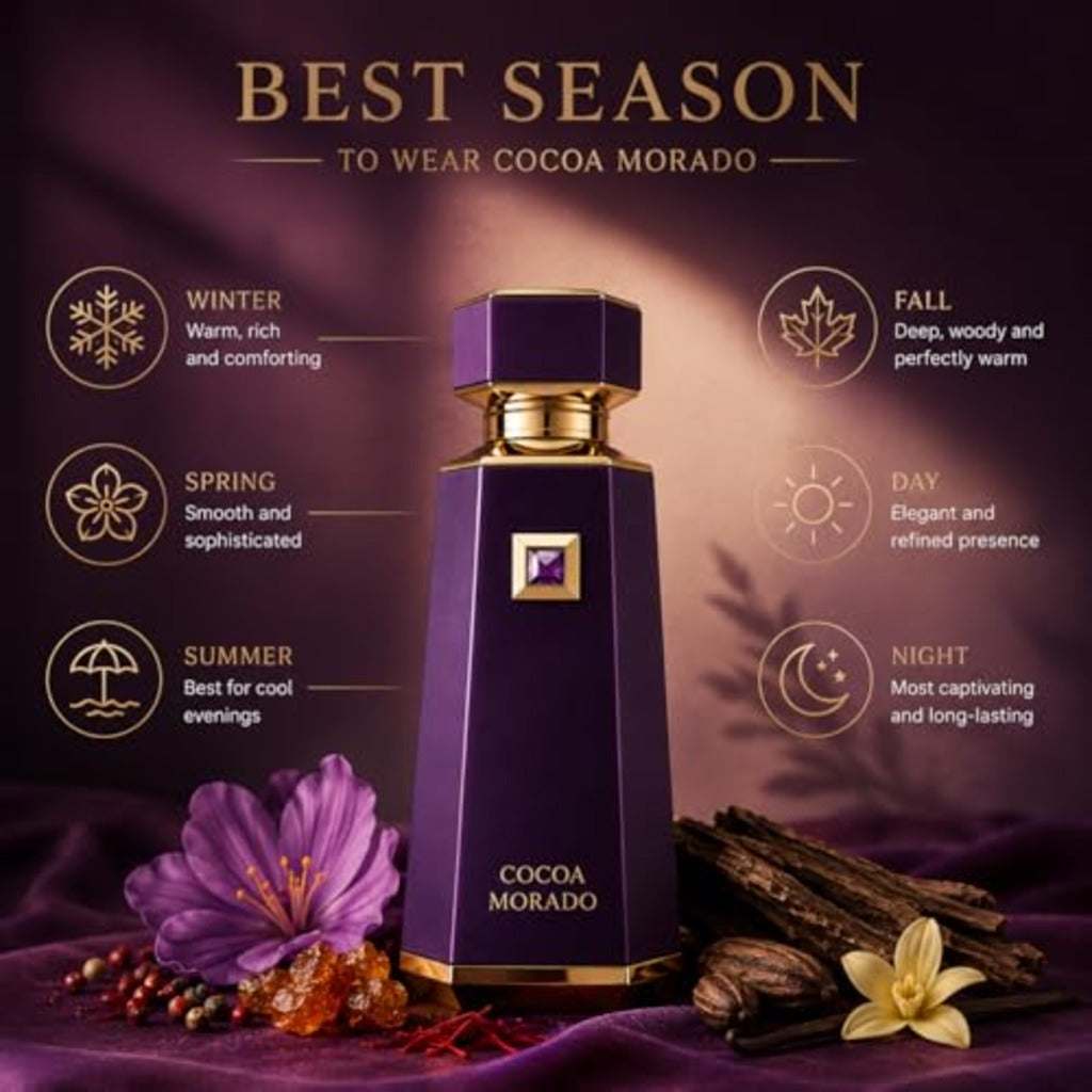 French Avenue Cocoa Morado EDP For Women - Eau de Parfum Spray 3.4 Fl Oz Perfume - New